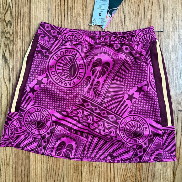 Pink Patterned Skirt by Farm Rio/Adidas - Picture 5 of 5